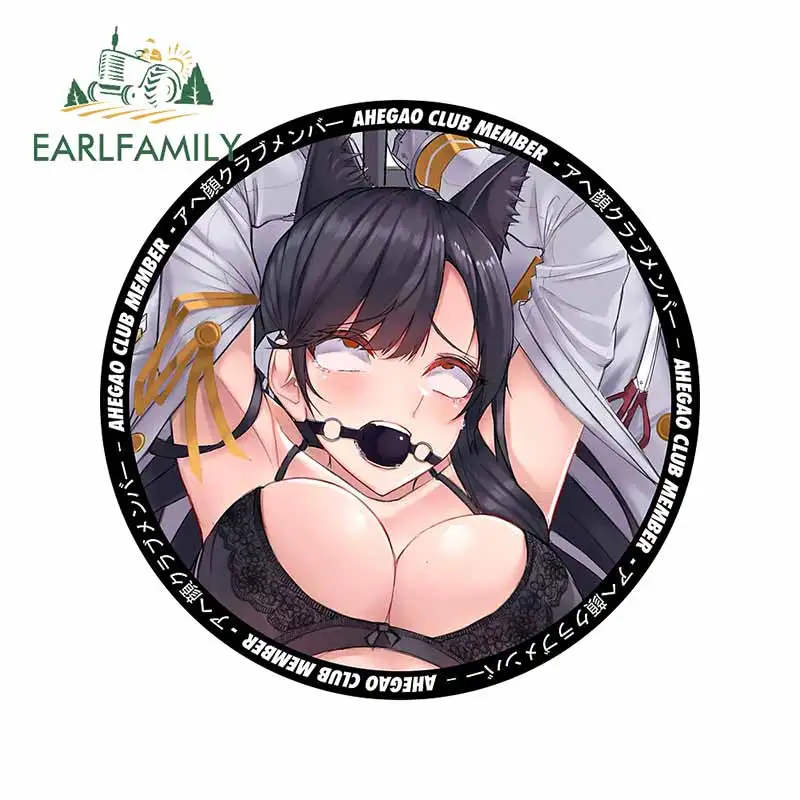 EARLFAMILY 13 см аниме устойчивые к царапинам автомобильные наклейки Солнцезащитная