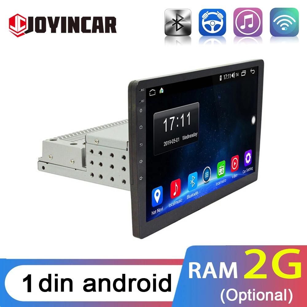 

10.1/9" Inch Android 9.1 Car Multimedia Video Player Universal Quad-Core 1Din Car Radio Auto Stereo GPS Navigation Wifi