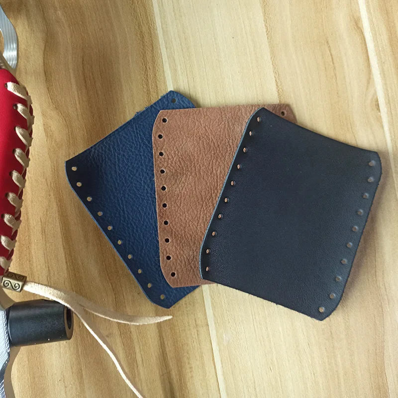 

Archery Bow Riser Grip Genuine Leather Wear-Resistant Non-Slip Mat 11*9.3cm Bow Handle Grip For Hunting Shooting Accessories