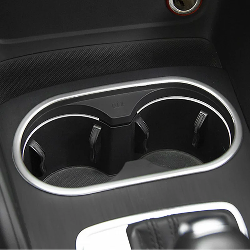 SBTMY декоративная рамка из нержавеющей стали для автомобильной рамы чашки Audi A3