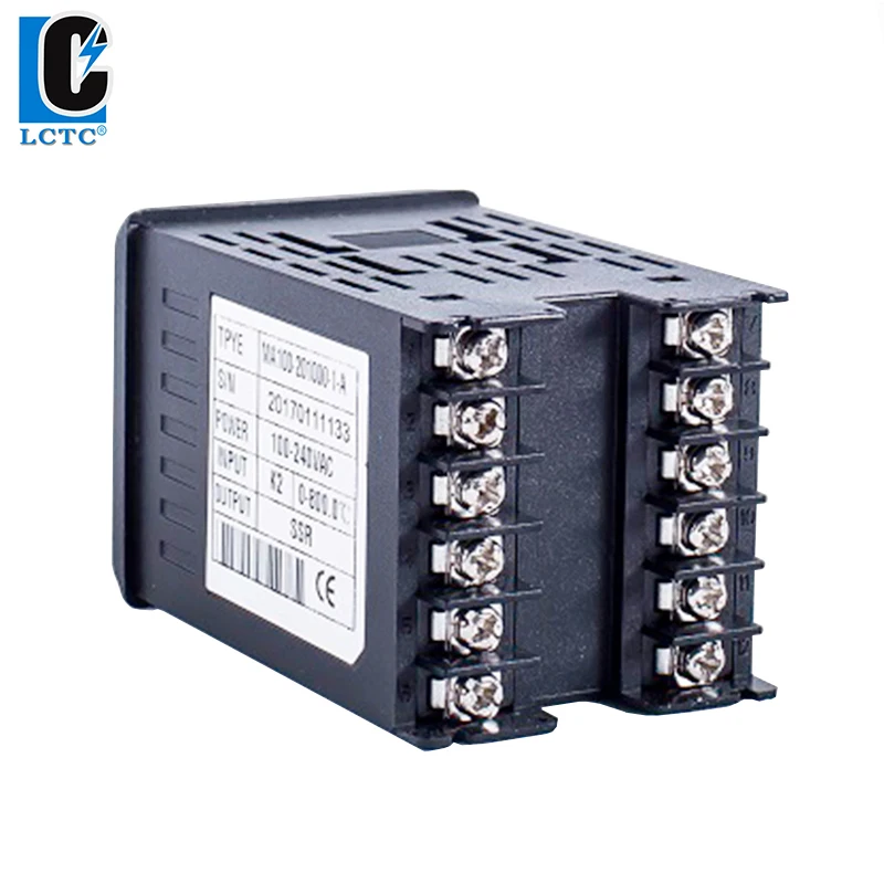 4-20mA input 50 segments programmable ramp soak LCD pid temperature controller 48x48mm SSR/Relay/4-20mA output