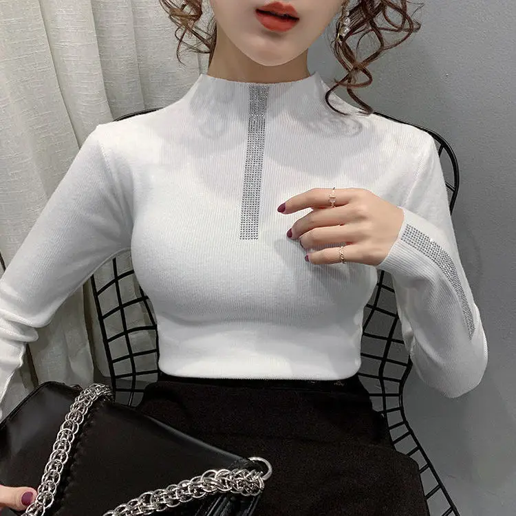 

Vy1240 2021 spring autumn winter new women fashion casual warm nice Sweater woman female OL korean tops turtleneck