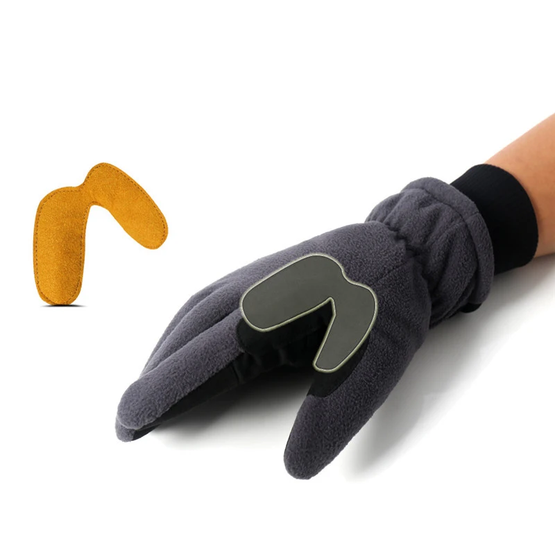 

VISNXGI Winter Gloves Men Outdoor Mittens Women Glove Non-Slip Motorcycle Fleece Gloves Windproof Thicken Thermal Full Finger