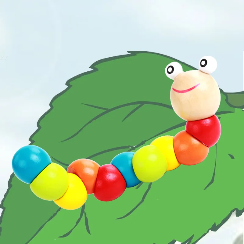 Разнообразные насекомые shilly искусственная деревянная кукла животное упражнения