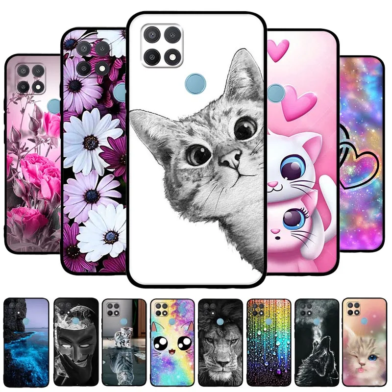 

For Oppo A15 A15s A53s A32 Case Cover Cartoon Animal Phone Cases For Oppo A33 A53 4G 2020 Coque Soft Silicone Back Cover Bags