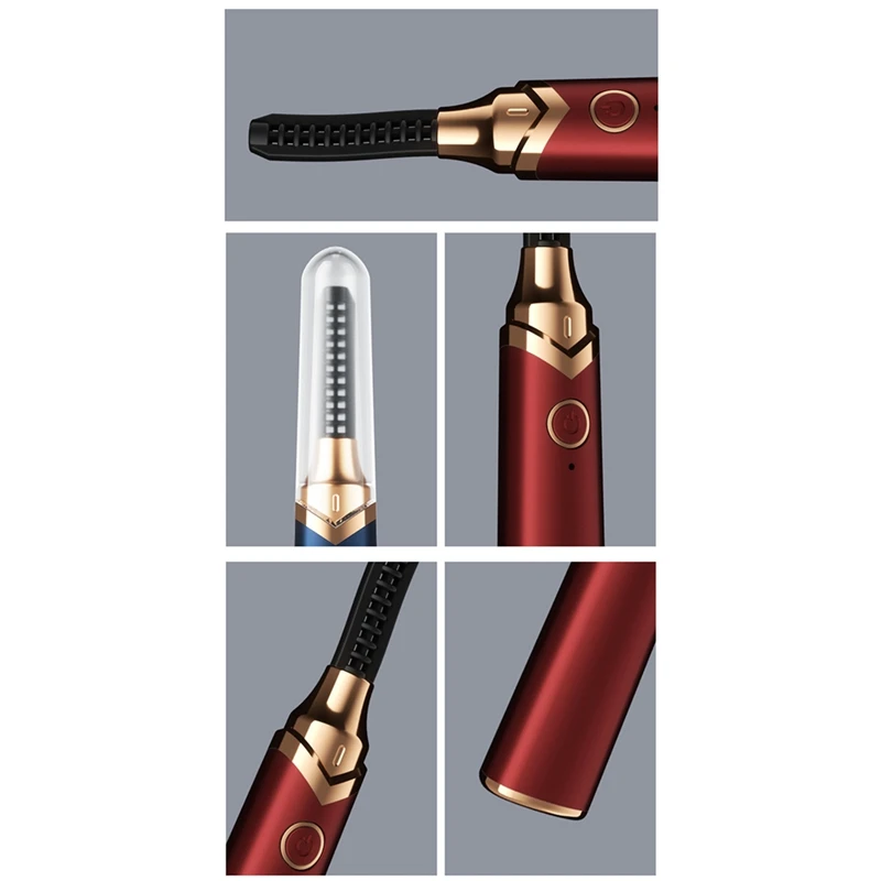 

Heated Eyelash Curler,Electric Eyelash Curler,USB Charge Lash Curler Tool for Eyelashes Quick Natural Curling