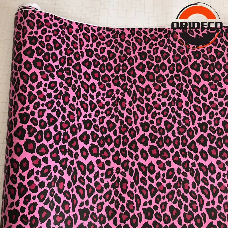 10/20/30/40/50X152CM Russia Hot Pink Leopard Camouflage Vinyl Wrap Sticker Film Motorcycle Truck Car Styling Camo Wrapping | Автомобили и