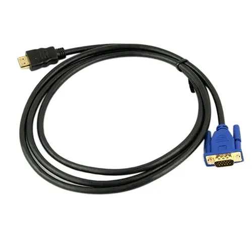 6 футов 1 8 м VGA HDMI ЗОЛОТОЙ штекер для HD 15 Мужской кабель 1080P м/м провод|Компьютерные