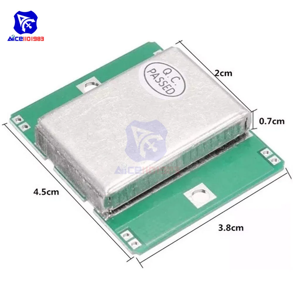 diymore HB100 Wireless Microwave Sensor Module 10.525GHz Doppler Radar Motion Detector 40mA for Arduino