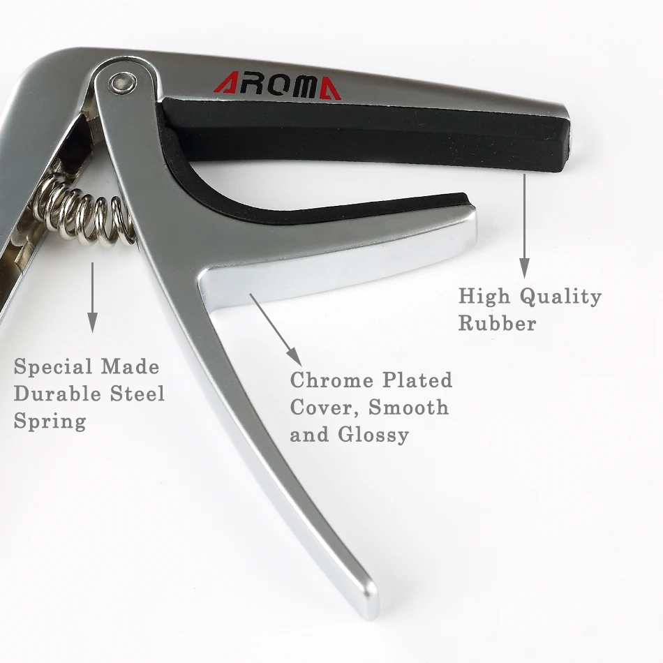 Aroma AC-01 Professional Exclusive Heavy Guitar Capo Clamp Key Clip For Acoustic Electric Ukulele |