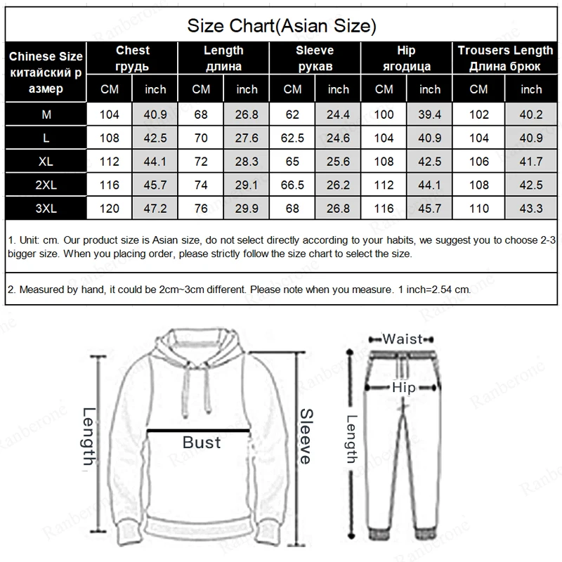 Ranberone 2 Piece Tracksuit Men Stand Up Collar Sweater Matching Jackets + Stripe Slim Casual Legging Sports Men's Sportswear