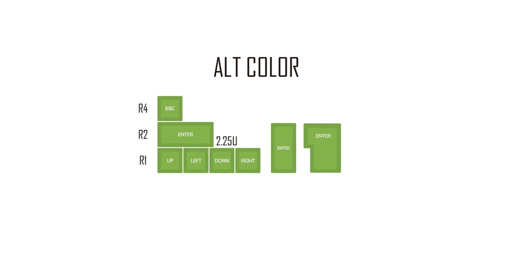 SA Showa AltColor Domikey SA abs doubleshot набор ключей showa SA профиль для mx stem клавиатуры покер 87 104 gh60 xd64 xd68 xd84 xd96 xd75 xd87 - Цвет: SA Showa AltColor