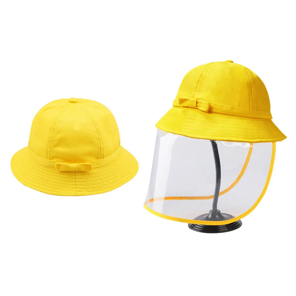 Детская Хлопковая шляпа с прозрачным покрытием и защитой от загрязнений |