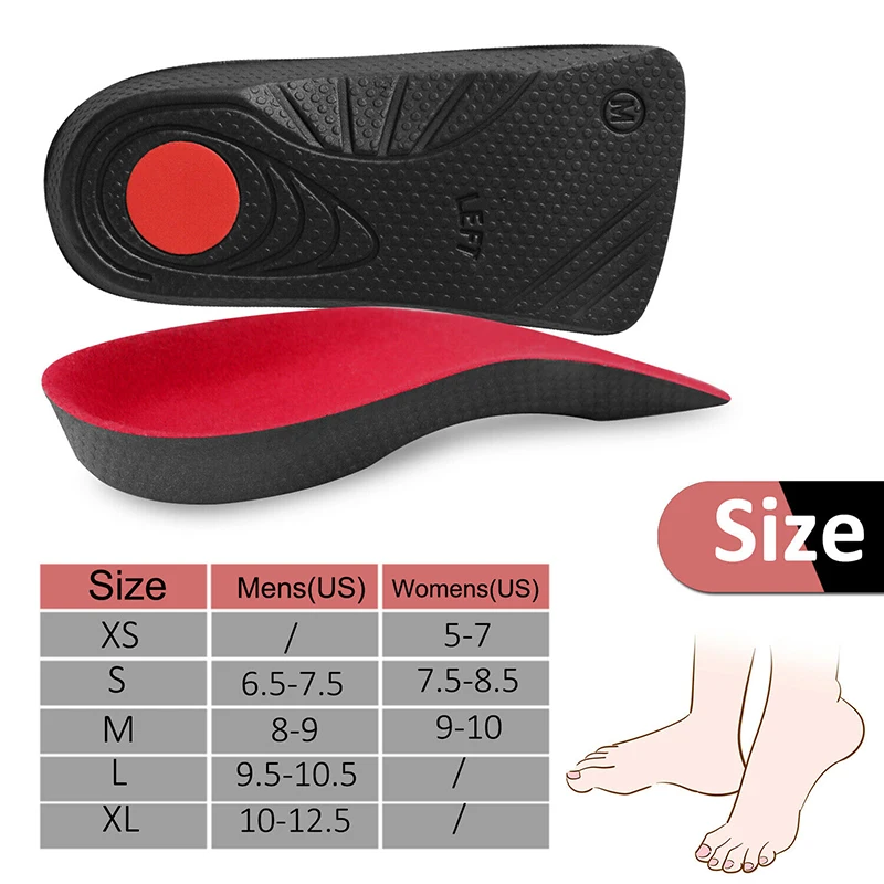 

Shoe Insoles Arch Support Heel Insoles Non-slip Heighted Shock Absorption Insoles for Men Women K2