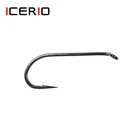 ICERIO 30 шт. классический стандартный колючий мокрый Нимфа крючок для вязания мух из высокоуглеродистой стали кованый крючок для форели