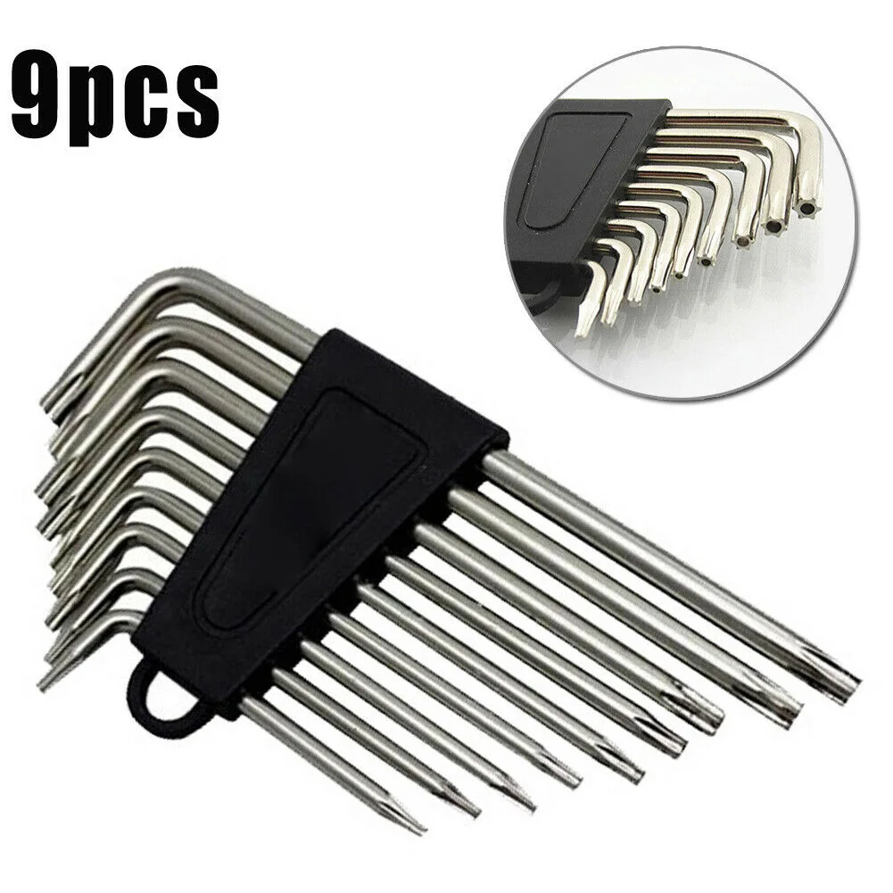 9 шт. Сливовая отвертка l-образный Длинный рычаг Набор шестигранных ключей