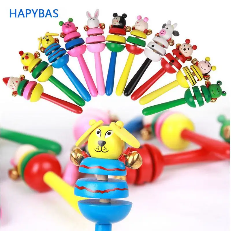 Детские развивающие интеллектуальные игрушки три погремушки животные