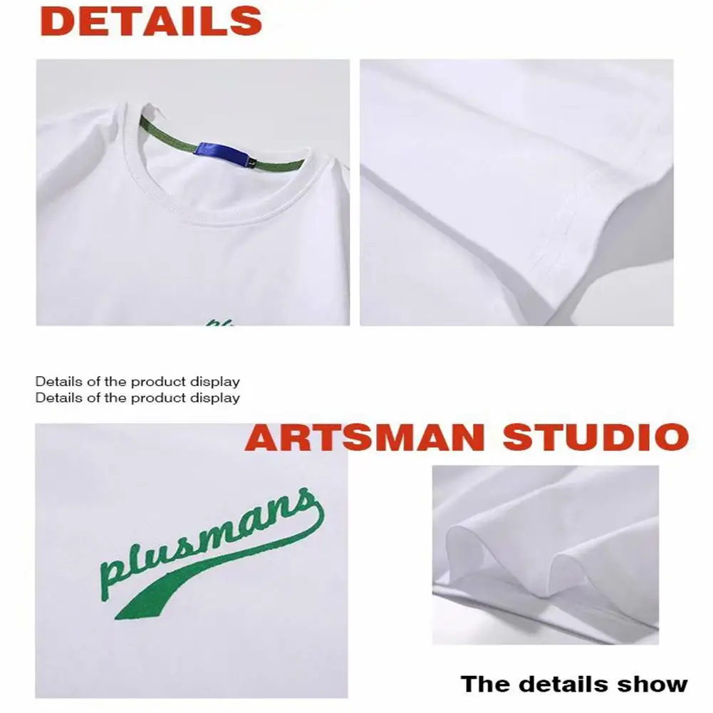 

MISSKY 2020 New Men Women T Shirt Loose Printing Short Sleeve Summer Round Collar Tops For Female Male