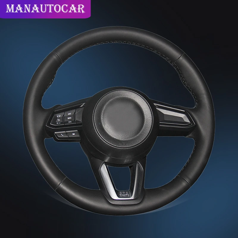 Оплетка на рулевое колесо автомобиля для Mazda 3 Axela 6 Atenza CX 2018 2019 5 2017 Toyota Yaris Auto|Чехлы