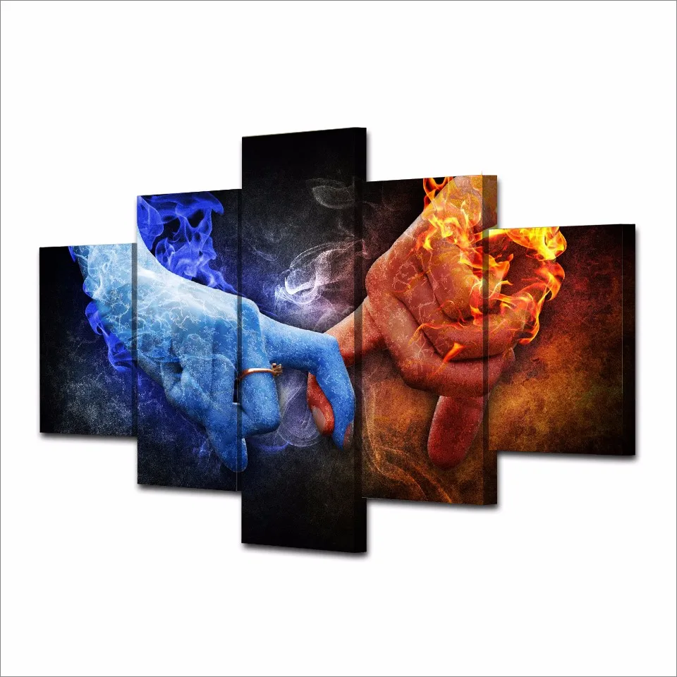 

5 pieces diamond painting"Holding hands of love"full square round drill cross stitch mosaic diamond embroidery Lovers Gift FS309