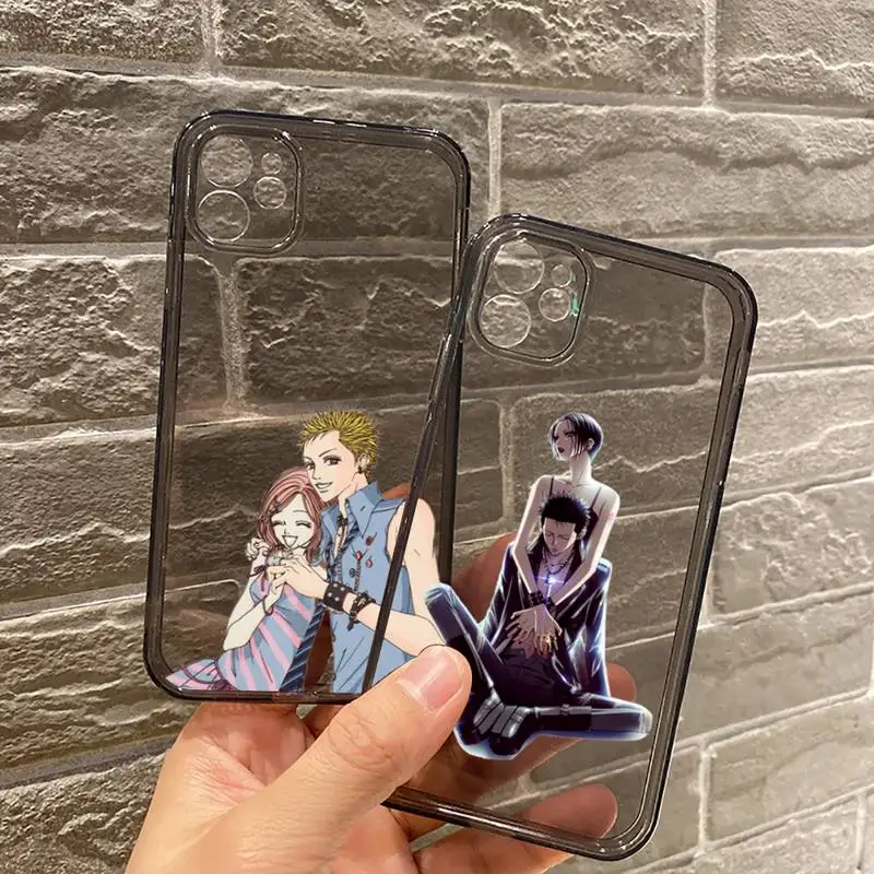 

Oosaki Nana Japan anime Phone Case Transparent for iPhone 7 8 11 12 se 2020 mini pro X XS XR MAX Plus