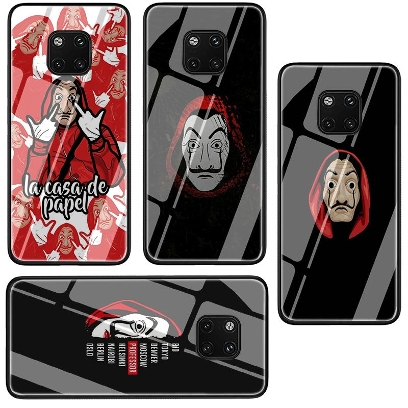 Мопс милый кот со стеклом es закаленное стекло чехол для телефона huawei 7A 8X9 10 P10 P20 P30