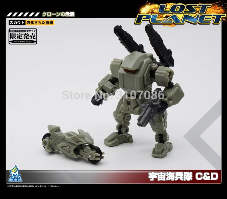MFT Transformation DA08C & DA09D мощный костюм Diaclone Lost Planet Mech ModFans Cosmic sea Soliders фигурка робота