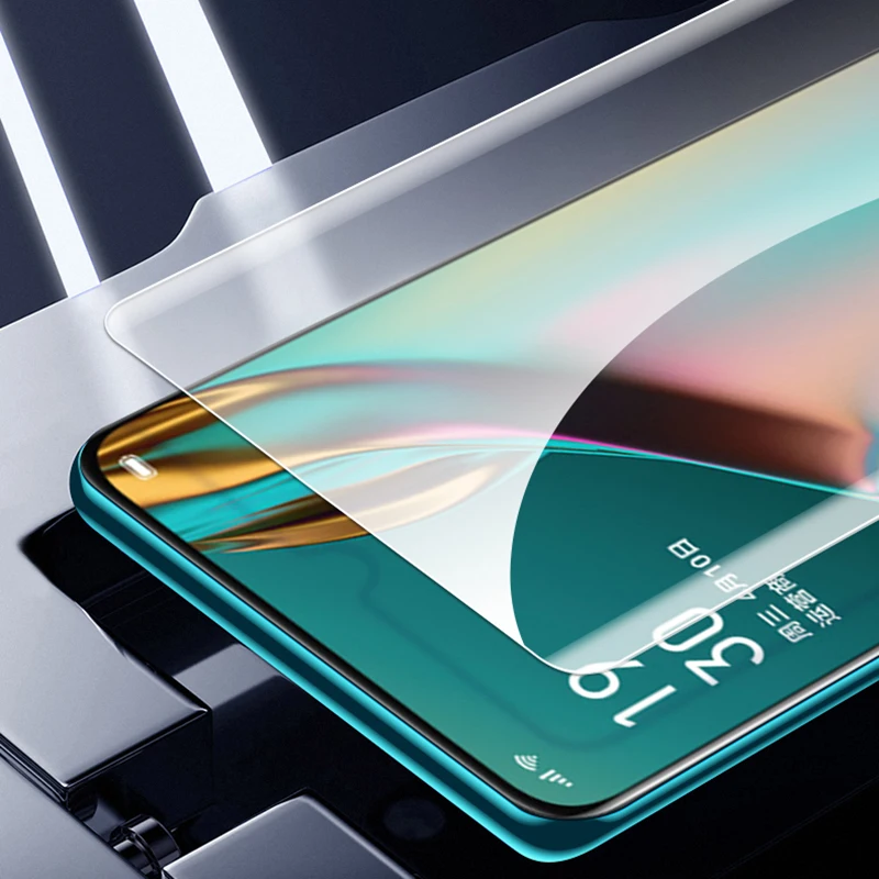 Защитное стекло для OPPO Reno 3 Pro закаленное УФ с полным покрытием пленка экрана Reno3