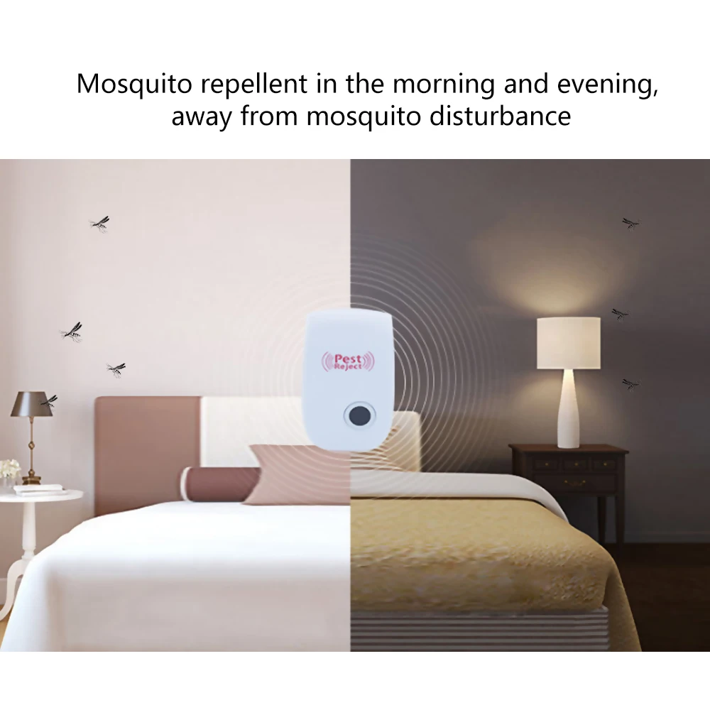 Электронный Пешт Управление Ультразвуковой Отпугиватель Насекомых паук Rat отказ