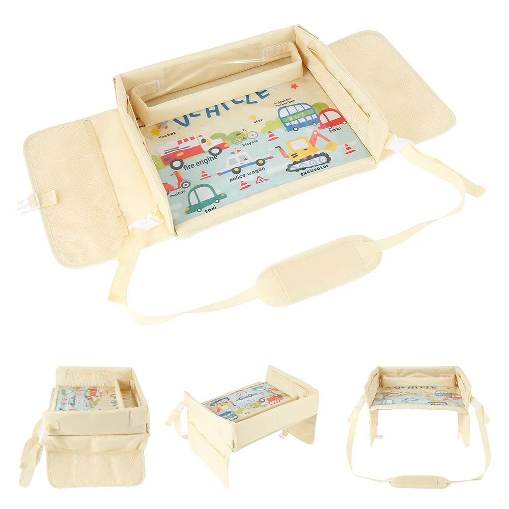 Автомобильный Безопасность сиденье лоток Портативный мультфильм держатель для