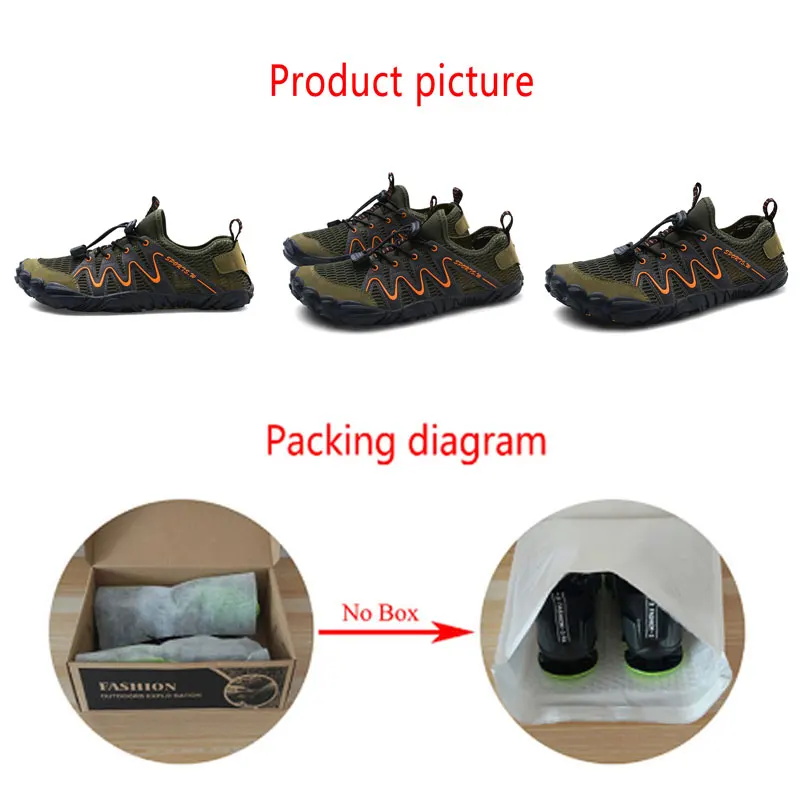 

Hiking Shoes Breathable Water Sports Shoes Quick Dry Barefoot Upstream Elastic Waterproof Shoes Men Women Outdoor Climbing Softt