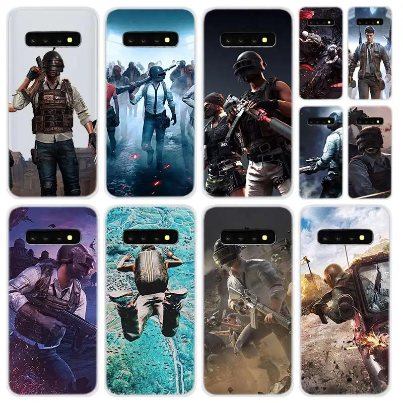 

Мягкий силиконовый чехол для Samsung Galaxy S21 S20 Uitra S10 S9 S8 Plus Lite Ultra S20fe S10e S7Edge Playerunknown's PUBG