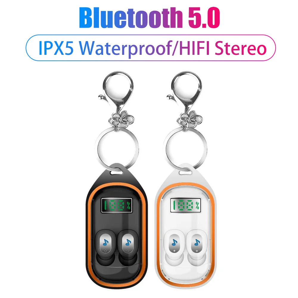 X21S TWS Беспроводная Bluetooth 5 0 наушники спортивные беспроводные цифровой дисплей 6D
