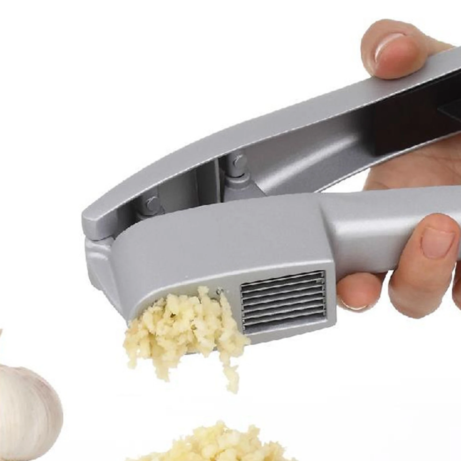 

Aluminium Alloy Garlic Press Garlic Paste Thickened Garlic Clip Garlic Masher Multifunctional Kitchen Household ProfessionalTool