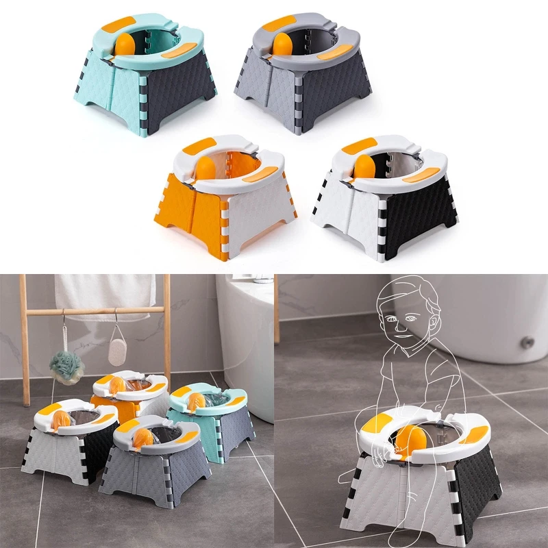 

Portable Folding Toilet Urinal Chamber Pot Outdoor Travel Camping Baby Kids Toddler Potty Training Seat