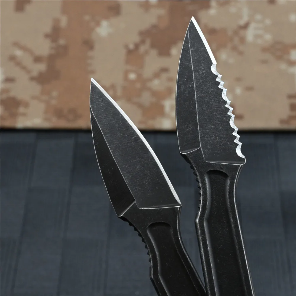 Мини Цельный керамбит с фиксированным лезвием тактический нож 3Cr13Mov из