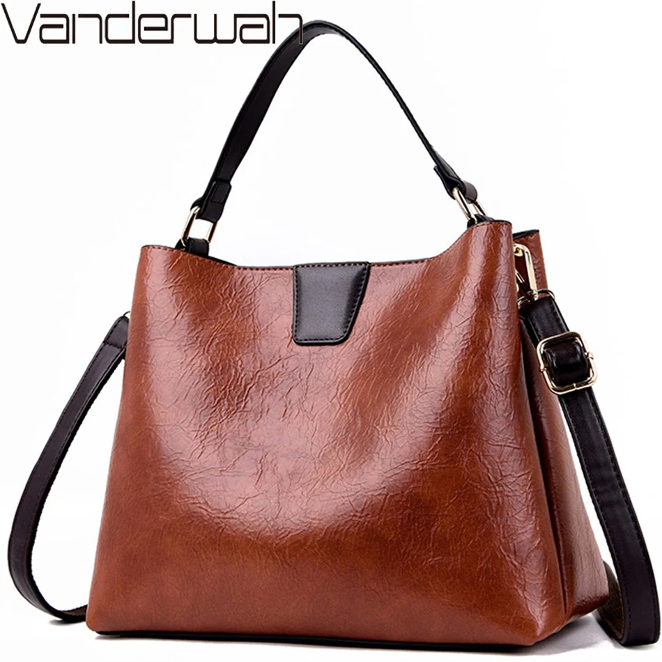 Женская сумка через плечо Sac a main винтажная кожаная 2019|Сумки с ручками| |