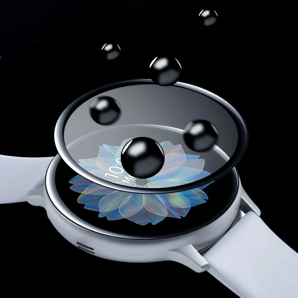Чехол для Samsung galaxy Watch Active 2 40 мм 44 HD мягкая пленка прозрачный водонепроницаемый 3D