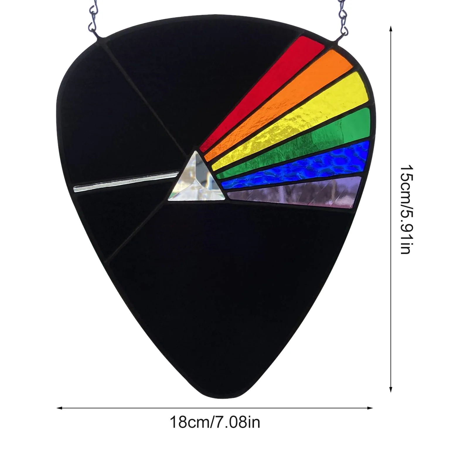

Dark Side Of The Moon Art Acrylic Pendant Exquisitely Painted Round Oval Pendant Deco Convenience Store Cafe Door Window Decor