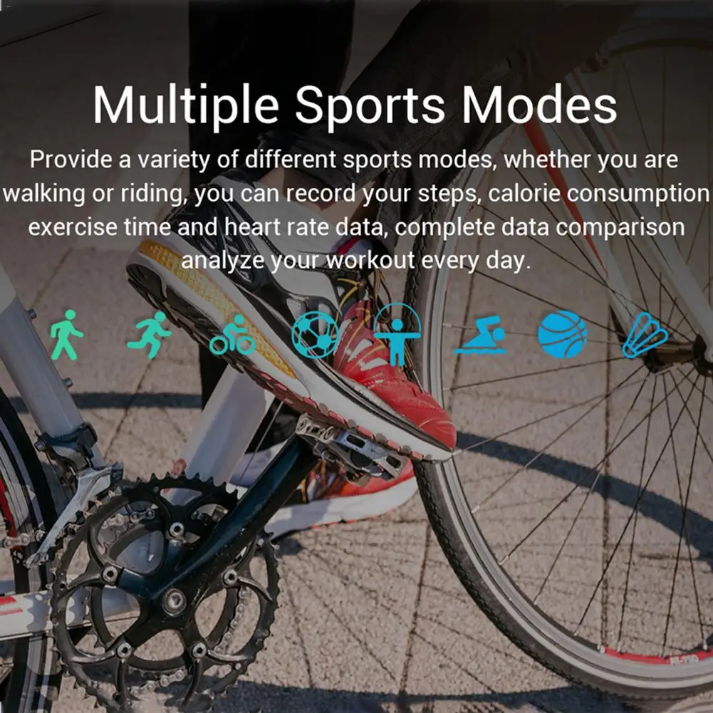 Смарт часы с пульсометром фитнес трекером секундомером шагомером калориями 1 3