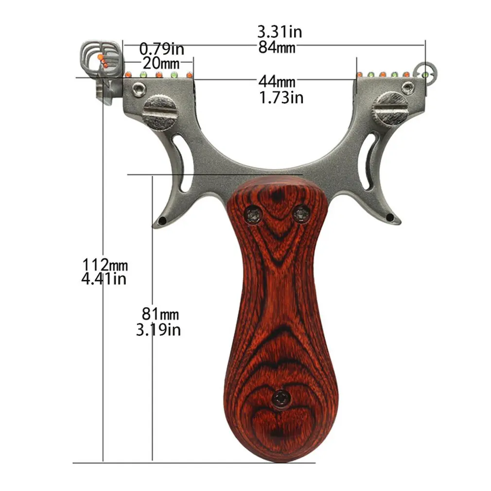 

Professional Slingshot Flat Leather Slingshot Precision Fast Compression Outdoor Elastic Equipment Competition Hunting