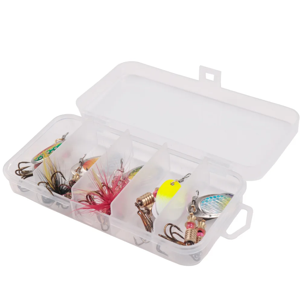 10 шт./корт. Набор рыболовных приманок с блестками 2 г 4 разные цвета искусственная