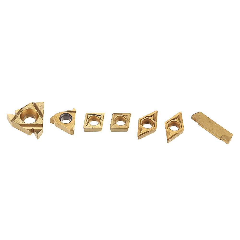 

7 Set 12mm Shank 45HRC Lathe Boring Bar Turning Tool Holder Set With Carbide Inserts For Semi-finishing and Finishing Operations