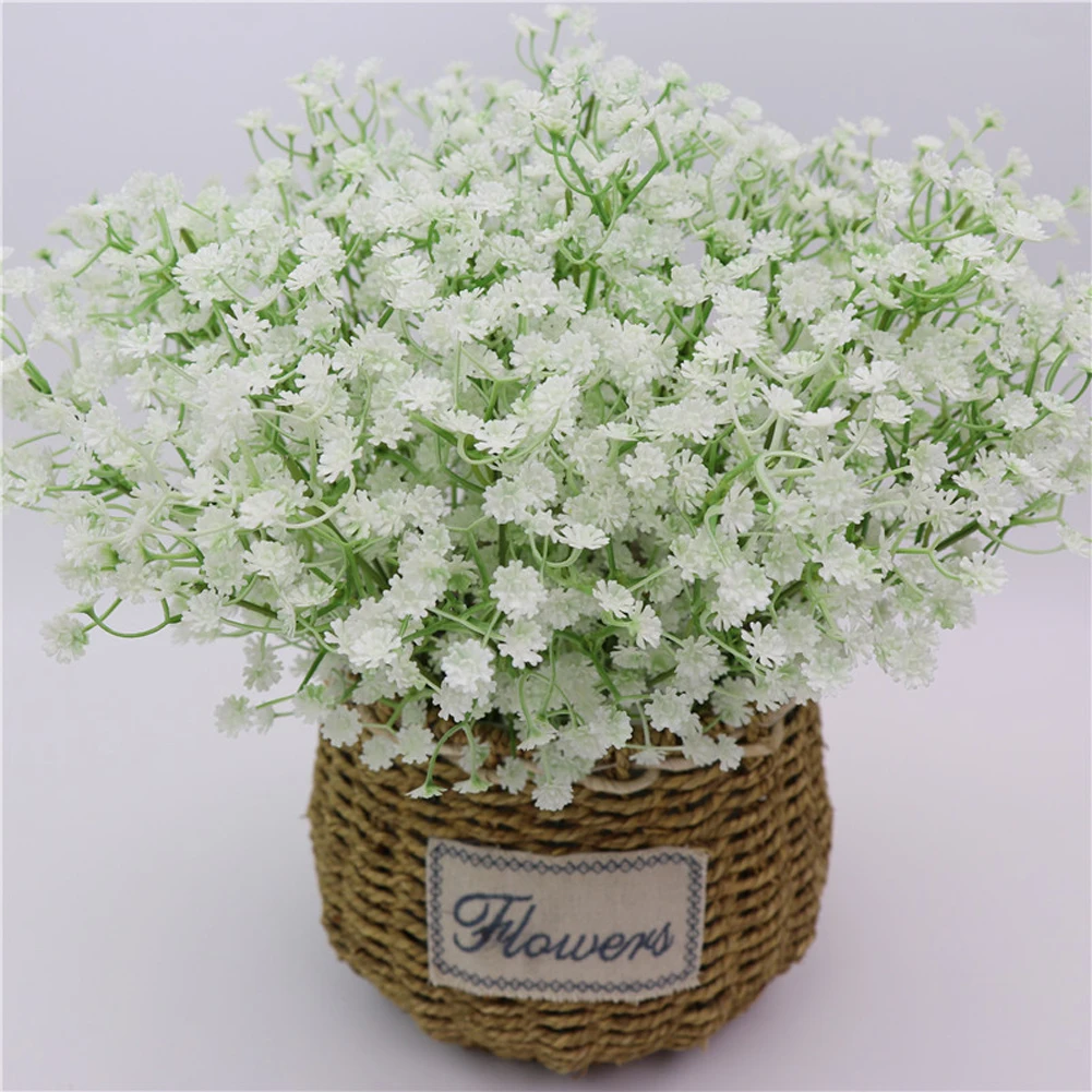 210 голов/7 вилок Искусственный Полный небо звезды цветок ветка имитация букет для