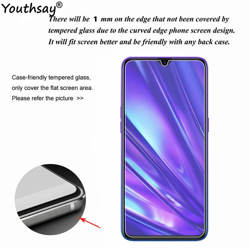 2pcs glass for oppo realme 5 pro screen protector tempered glass for oppo realme 5 pro glass for oppo realme 5 pro 6 3 youthsay free global shipping
