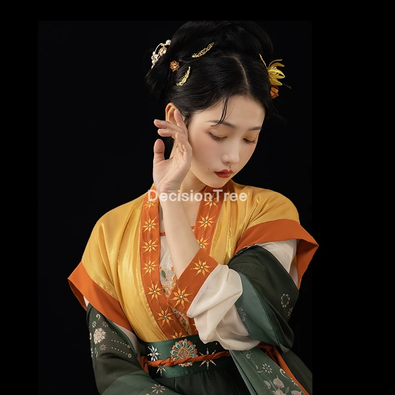 2021 древнекитайский костюм ханьфу оптовая продажа платье для женщин традиционный