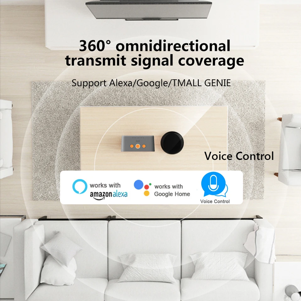 AVATTO Tuya WiFi IR Remote Control for Air Conditioner TV Smart Home Infrared Universal Controller For Alexa Google |