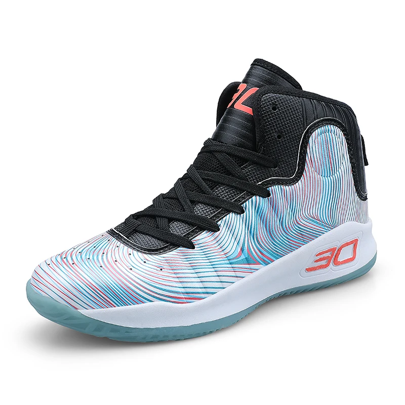 

Four Seasons Older Boy Sports Basketball Shoes Junior High School Students Teenagers Running Sneakers Wear-Resistant