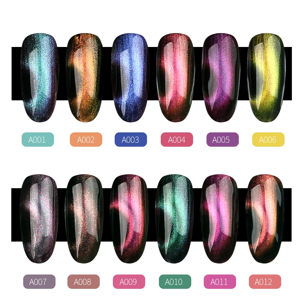 Гель-лак для макияжа ногтей кошачий глаз Перманентный лак 5d дизайн | Красота и