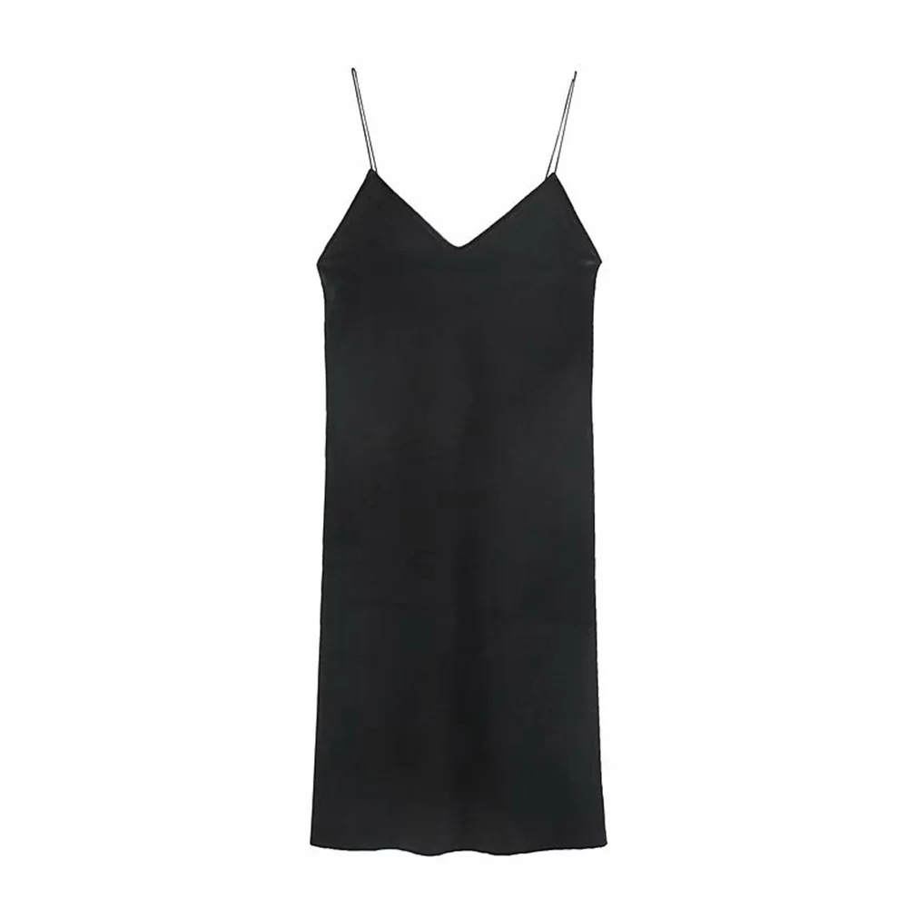 Женское тонкое платье на бретельках Осеннее бархатное нижнее белье средней